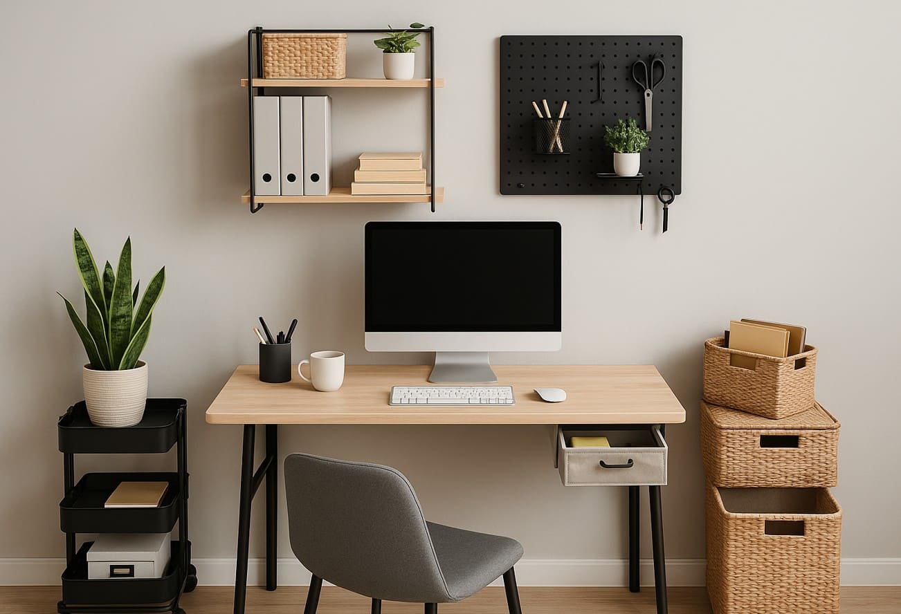 Smart Office Storage for Small Spaces