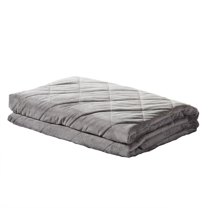 DreamZ 7KG Anti Anxiety Weighted Blanket Grey 7KGS.