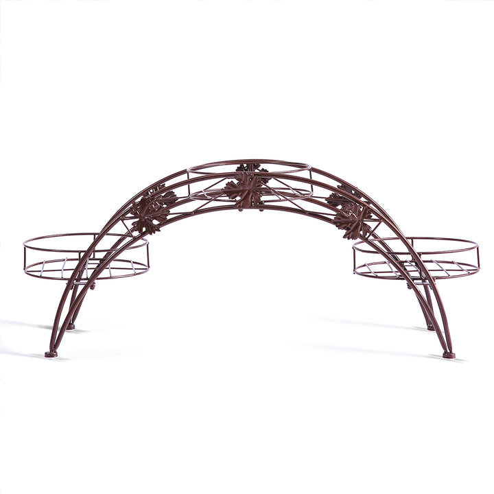 Levede Plant Stand Outdoor Indoor Metal Bronze.