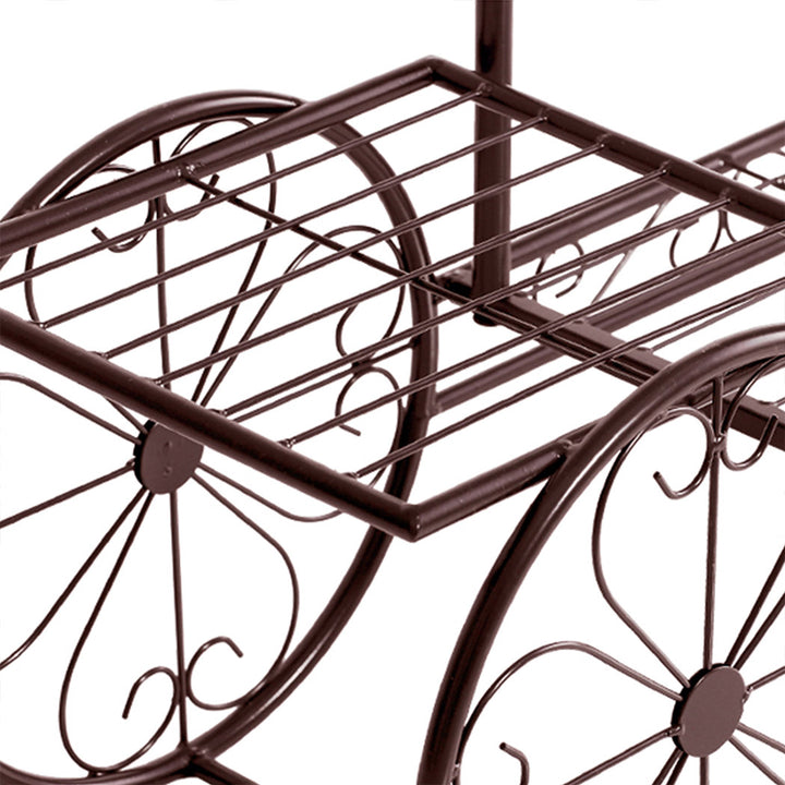 Levede Plant Stand Outdoor Indoor Metal Bronze.