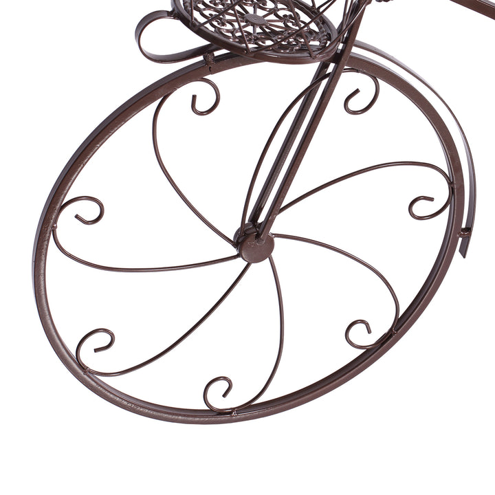 Levede Plant Stand Outdoor Indoor Metal Bronze.