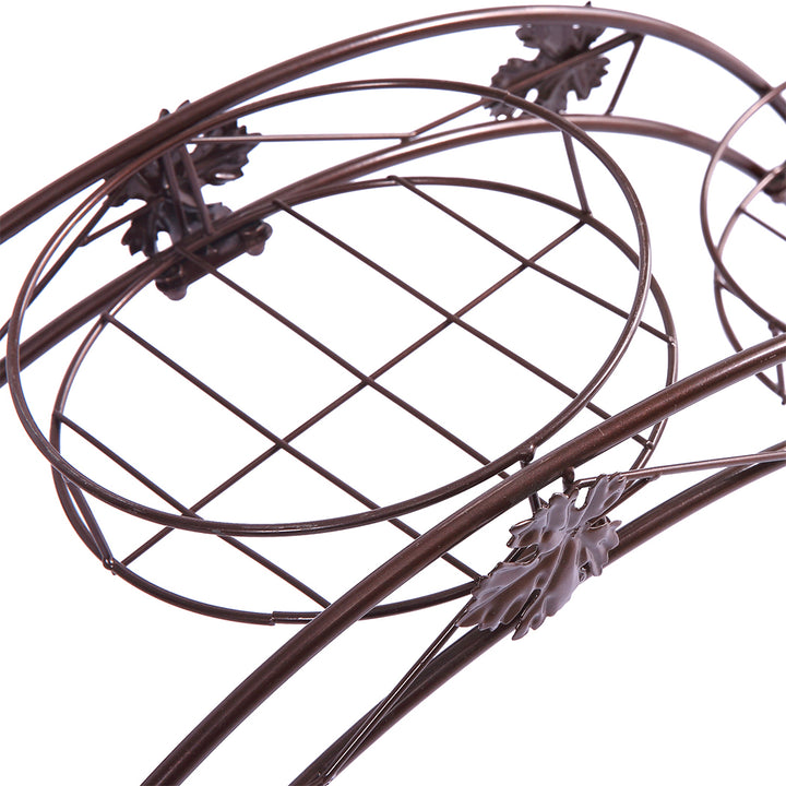 Levede Plant Stand Outdoor Indoor Metal Bronze.