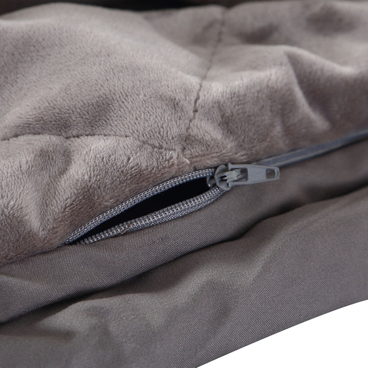 DreamZ 5KG Anti Anxiety Weighted Blanket Grey 5KGS.