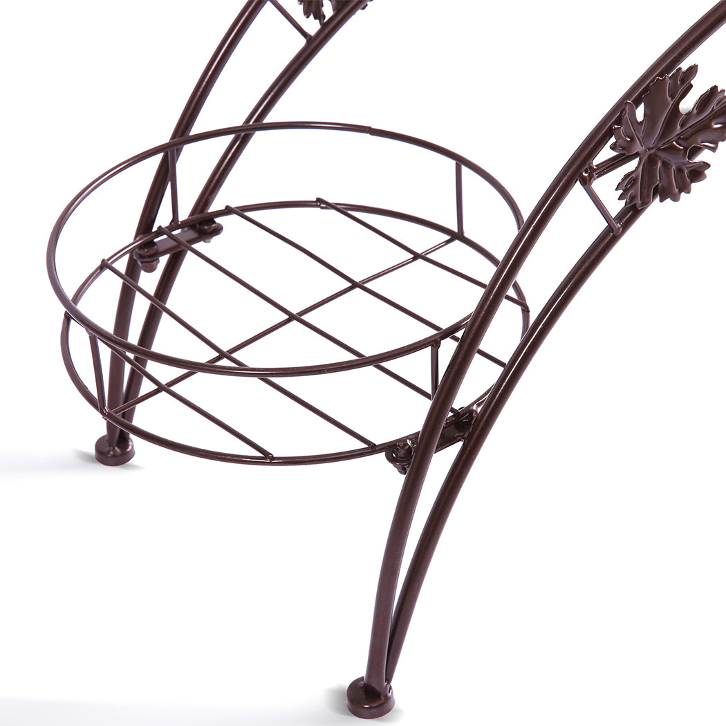 Levede Plant Stand Outdoor Indoor Metal Bronze.