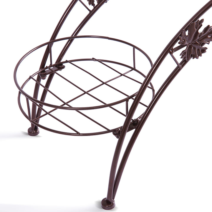 Levede Plant Stand Outdoor Indoor Metal Bronze.