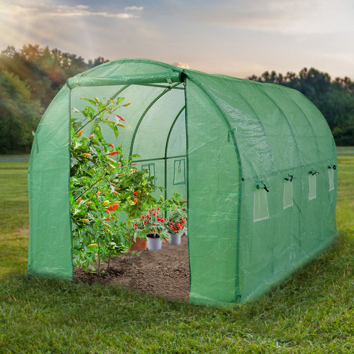 Greenhouse Plastic Film Shed Walk in.