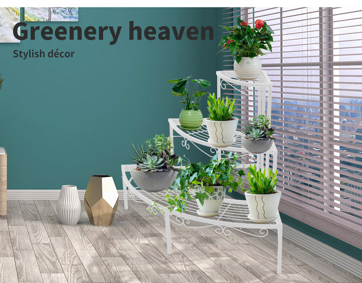 Plant Stand 2X Outdoor Indoor Metal.