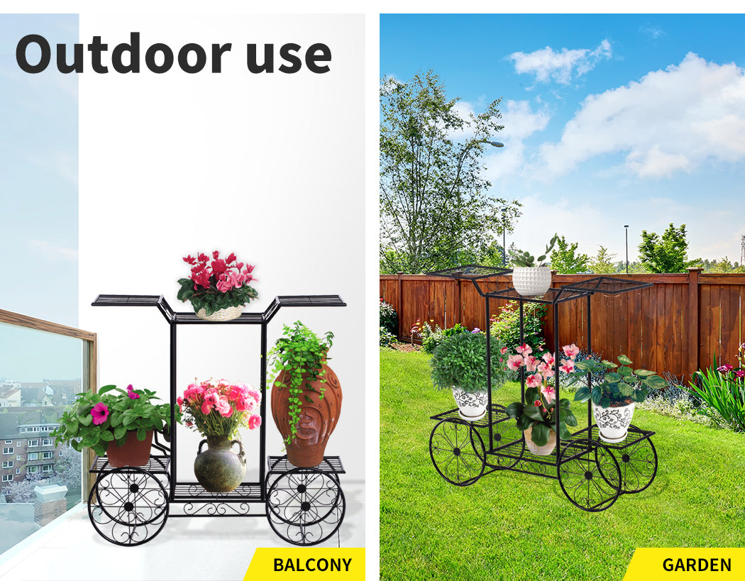 Plant Stand Outdoor Indoor Metal Design.