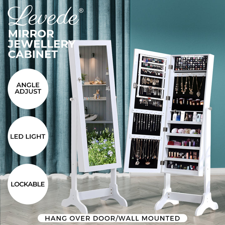 Mirrored Jewellery Holder Dressing.