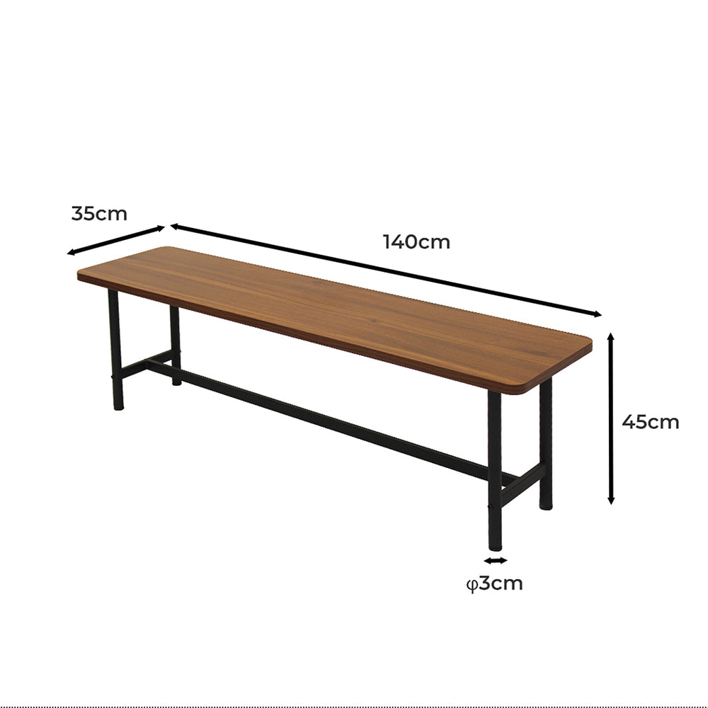 1XDining Chairs Bench Chair 2-3 Seater140cm.
