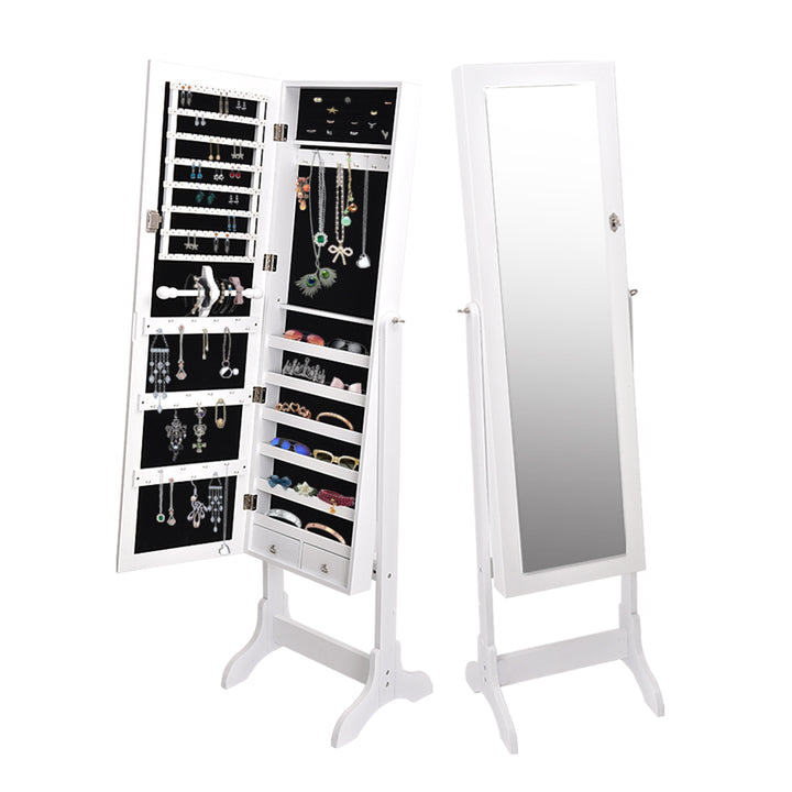 Levede Mirror Jewellery Cabinet Makeup.