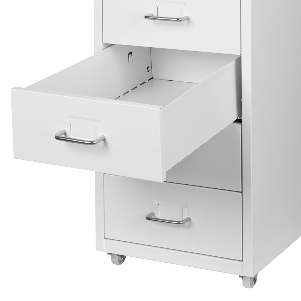 Levede 6 Drawer Office Cabinet Drawers White.