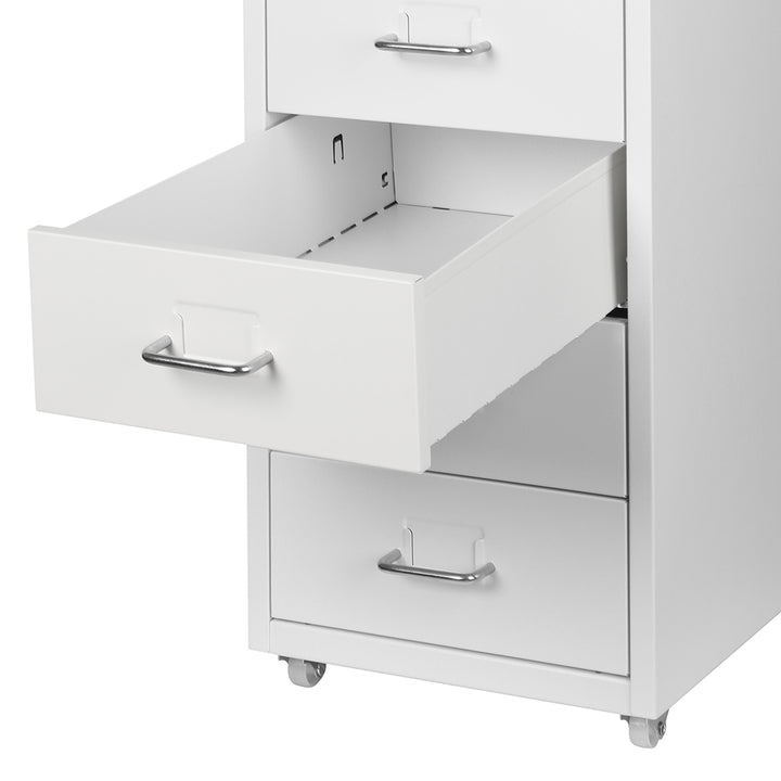 Levede 6 Drawer Office Cabinet Drawers White.