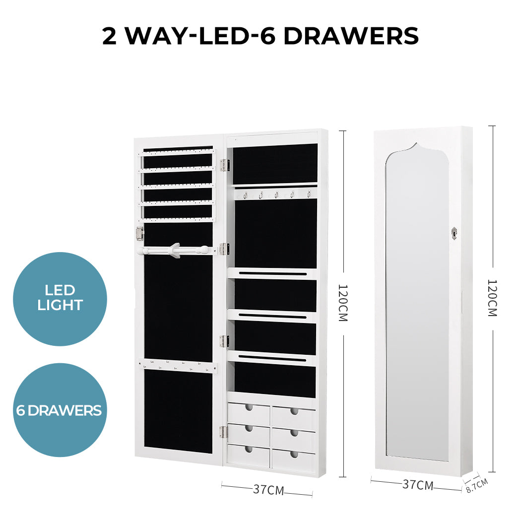 Jewellery Cabinet Full Length.