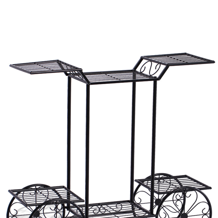 Levede Plant Stand Outdoor Indoor Metal Bronze.