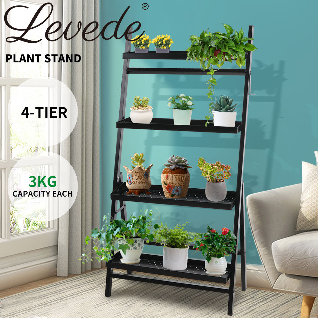 4-Tier Plant Stand Outdoor Indoor.