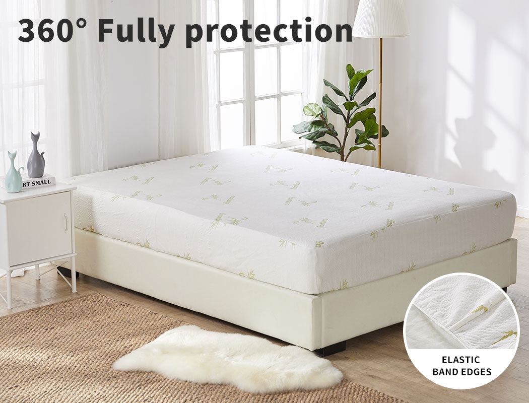 Mattress Protector Topper 70% Bamboo Hypoallergenic.
