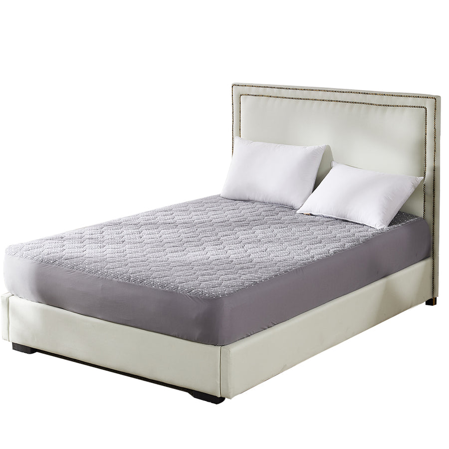 Dreamz Mattress Protector Topper Bamboo Double.