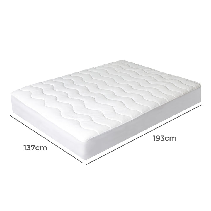 Dreamz Cool Mattress Topper Protector Double.