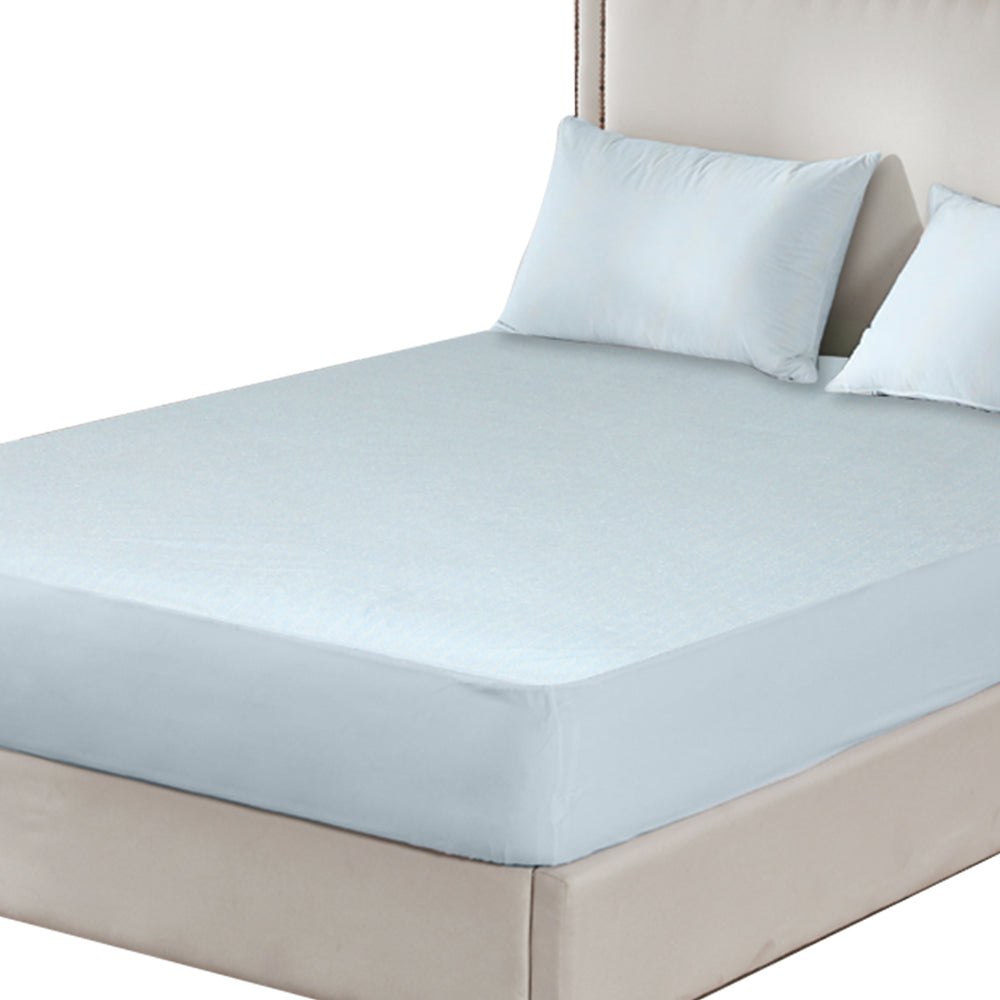 Dreamz Double Mattress Protector Pillowcases Double Blue.