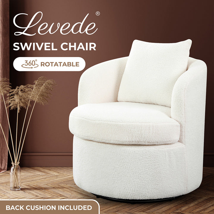 Fleece Swivel Chair.