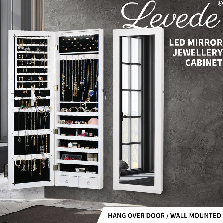 Mirror Jewellery Cabinet Makeup.