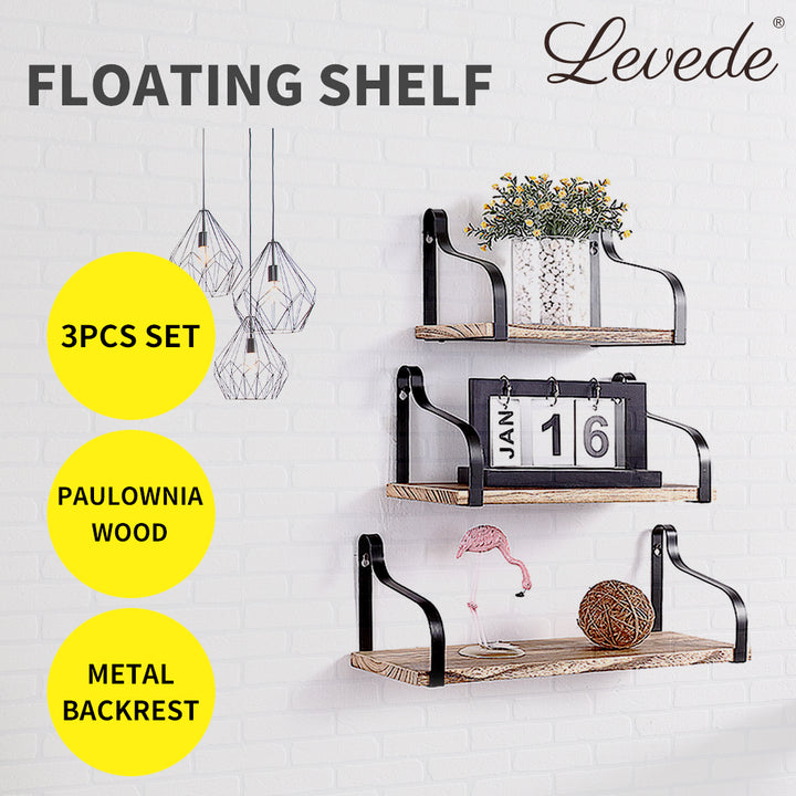 Floating Shelf with Brackets.