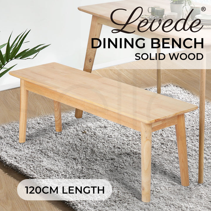 1XDining Chairs Bench Chair Seat Nature.
