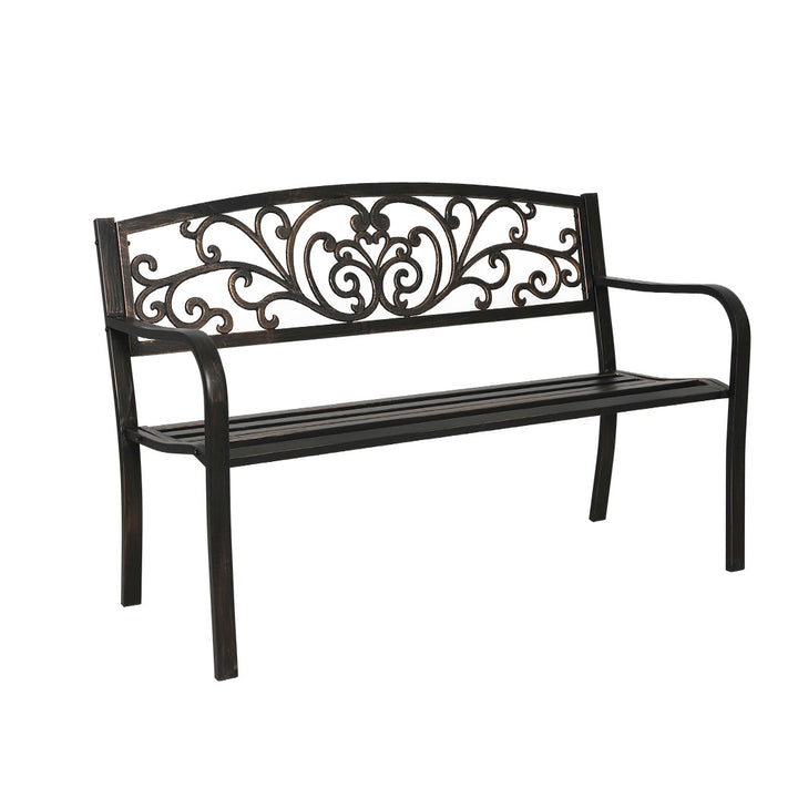 Levede Garden Bench Seat Outdoor Furniture Bronze.