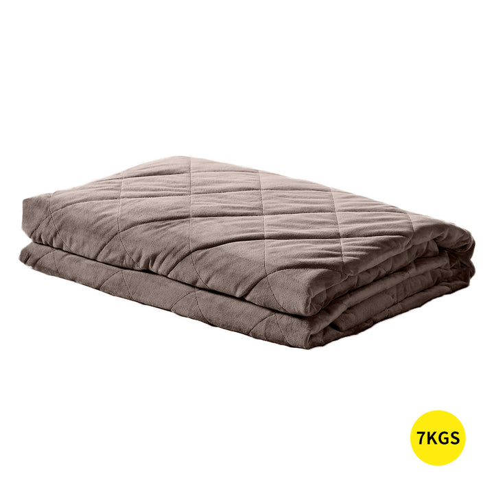 DreamZ Weighted Blanket Heavy Gravity Mink 7KGS.
