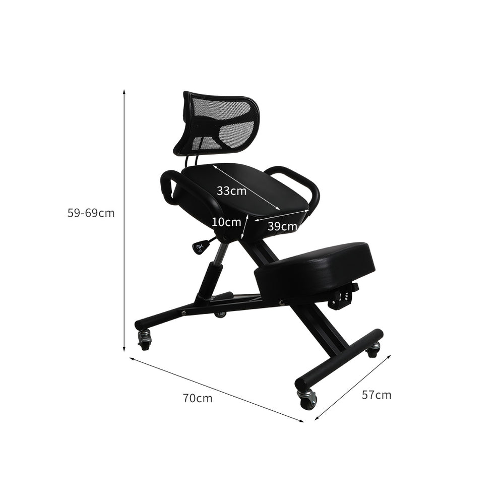 Kneeling Chair Office Ergonomic Black.
