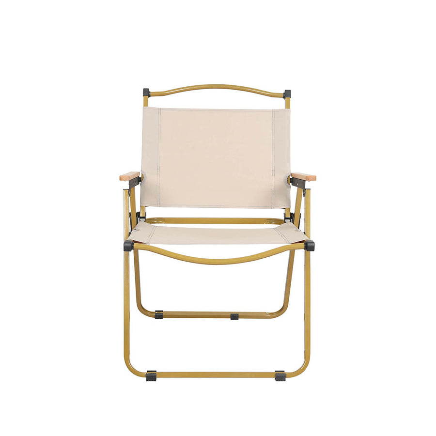 Levede 4PCS Camping Chair Folding Outdoor Beige.