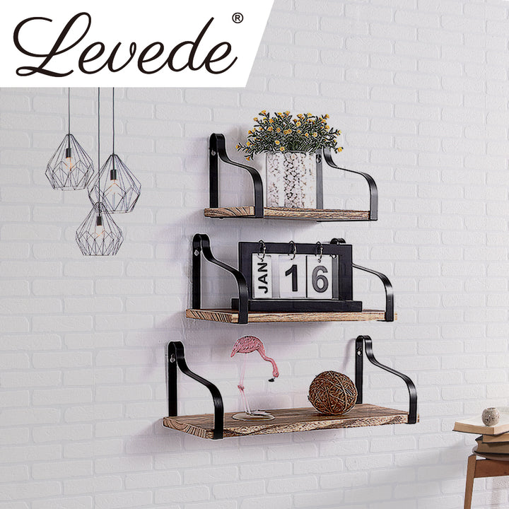 Floating Shelf with Brackets.