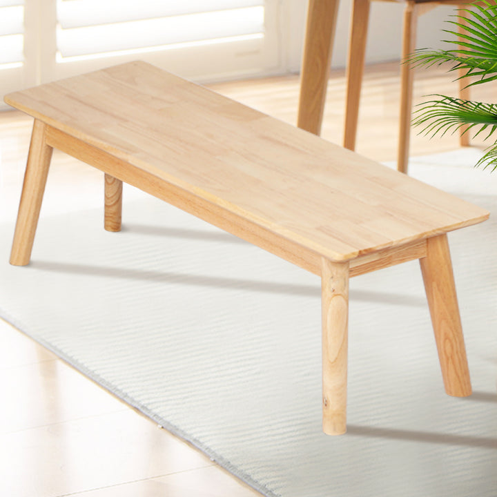 1XDining Chairs Bench Chair Seat Nature.