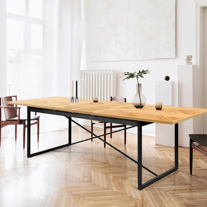 Dining Table Extendable Rectangle Kitchen.