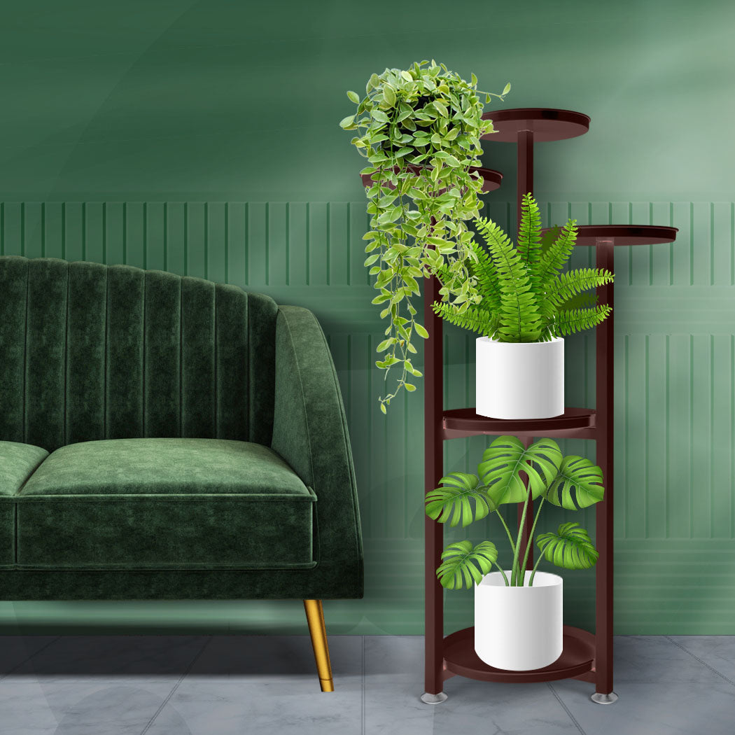 Levede Plant Stand Outdoor Indoor Flower Bronze Medium.