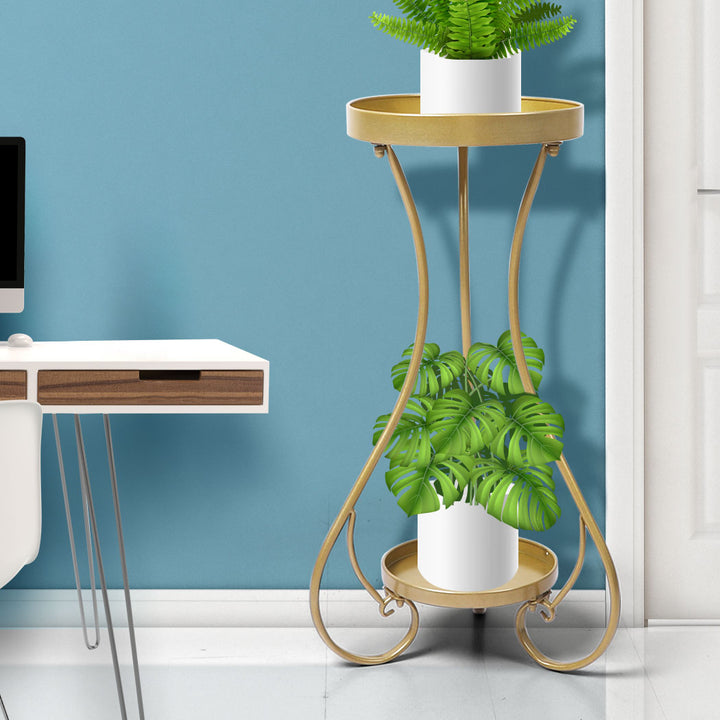 Levede Plant Stand 2 Tiers Outdoor Indoor Large.
