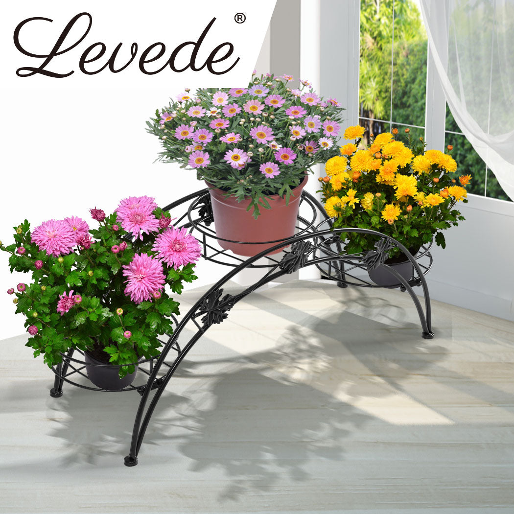 2X Plant Stand Outdoor Indoor Metal.