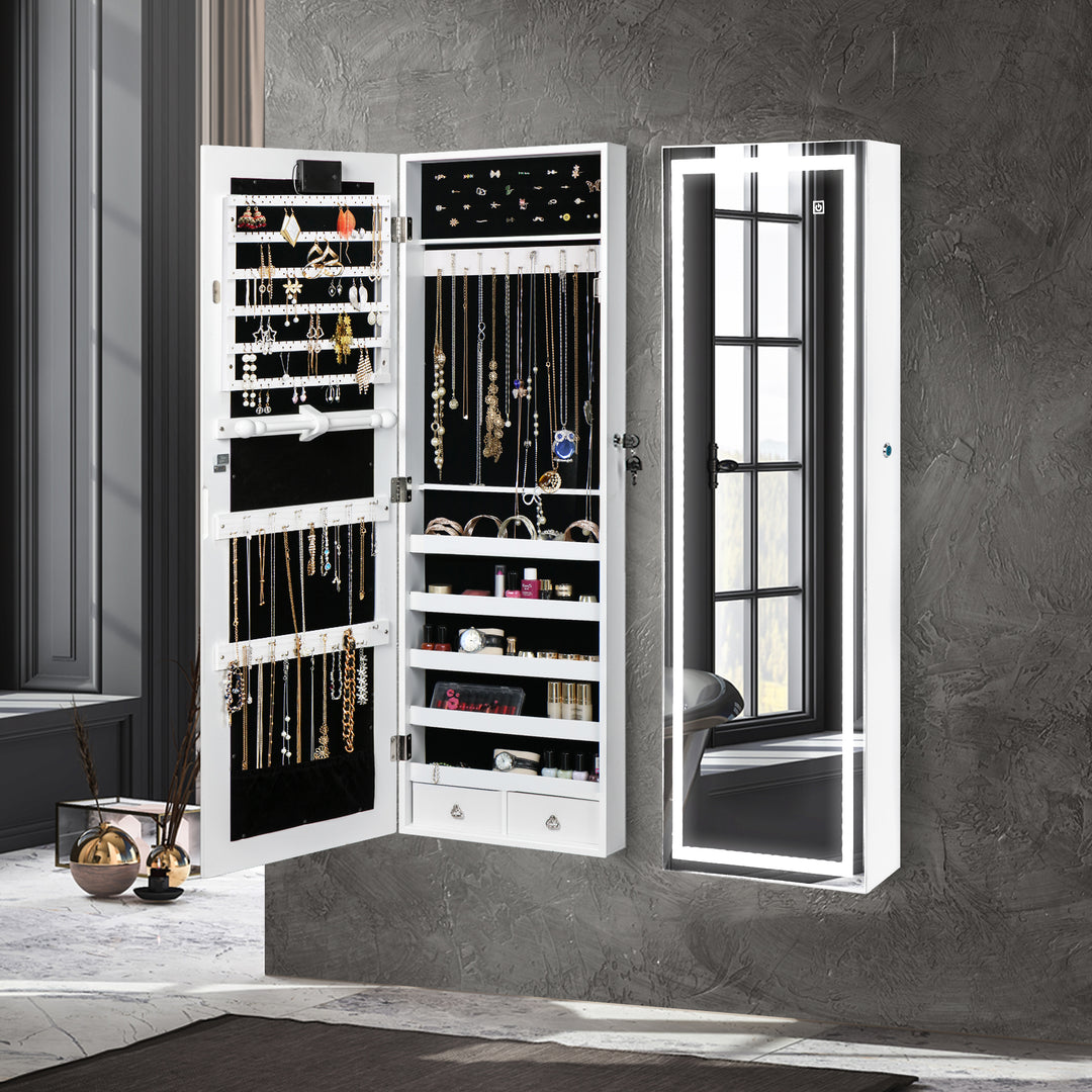 Mirror Jewellery Cabinet Touch.