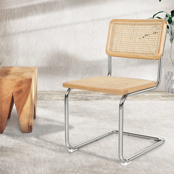 2x Rattan Chair Dining Chairs.