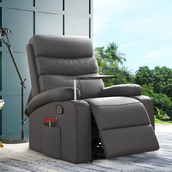Levede Massage Chair Recliner Chairs Grey.