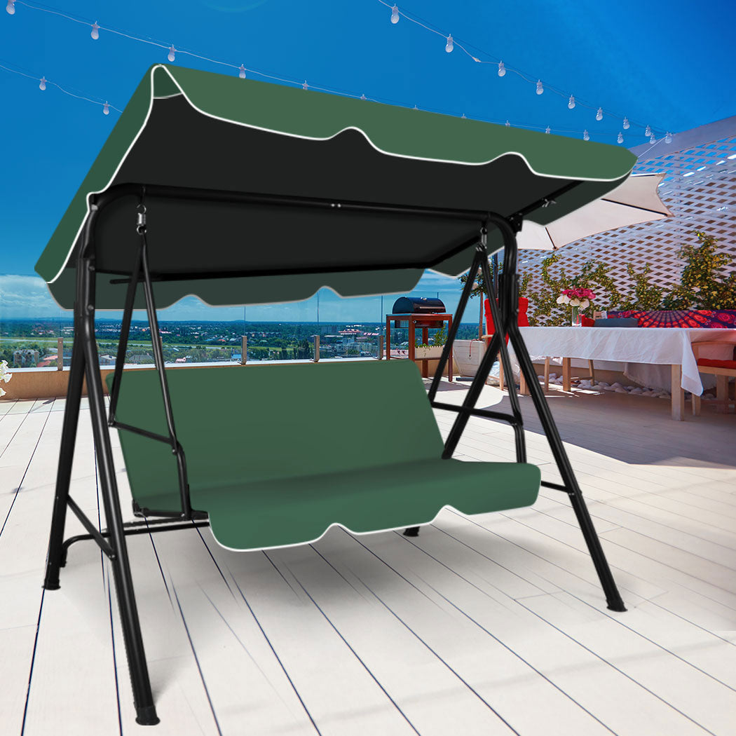 Levede Swing Chair Hammock Outdoor Furniture Green.