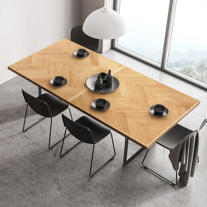 Dining Table Extendable Rectangle Kitchen.