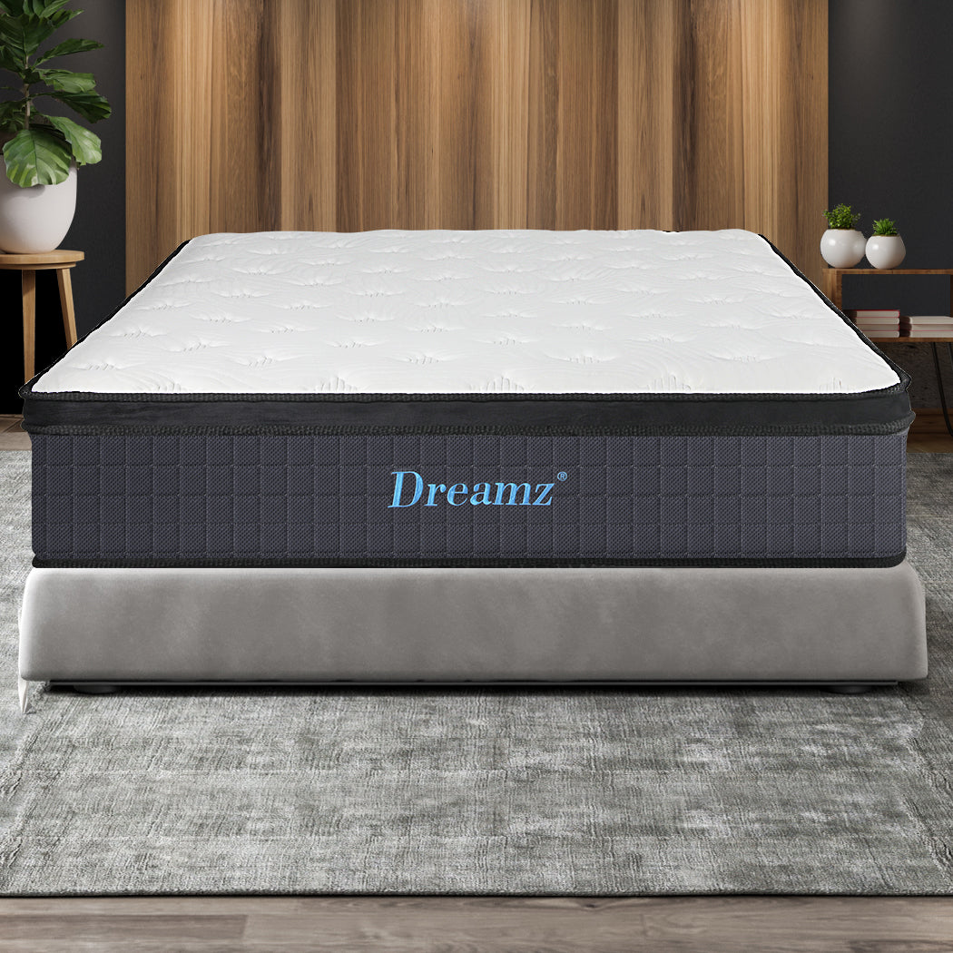 Bedding Mattress Spring Double Size Premium Bed Top Foam Medium Firm 32CM.