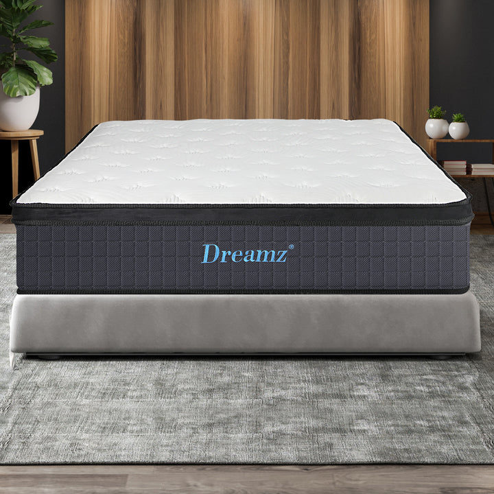 Bedding Mattress Spring Double Size Premium Bed Top Foam Medium Firm 32CM.