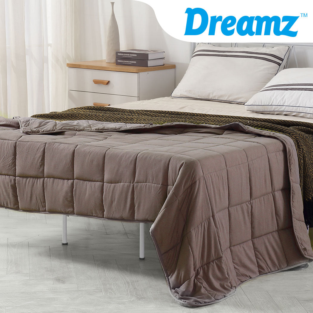 DreamZ Weighted Blanket Heavy Gravity Mink 5KGS.