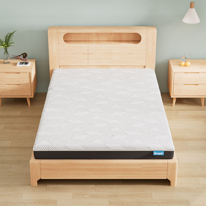 Single Mattress Gel Memory Foam Cooling Breathable 15cm Medium Firm.