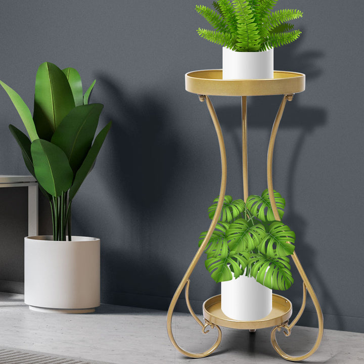 Levede Plant Stand 2 Tiers Outdoor Indoor Large.