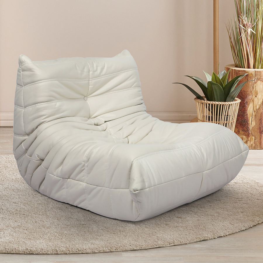 Floor Chair Caterpillar Sofa Beige.