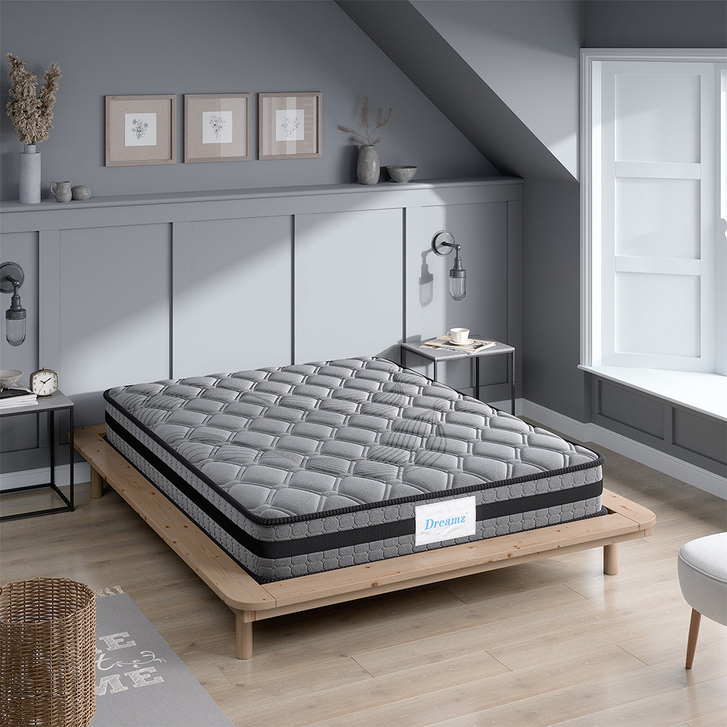DreamZ Queen Mattress - Medium Firm 5-Zone Spring Support 22cm.